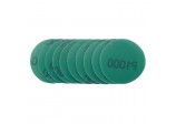 Wet and Dry Sanding Discs with Hook and Loop, 50mm, 1000 Grit (Pack of 10)