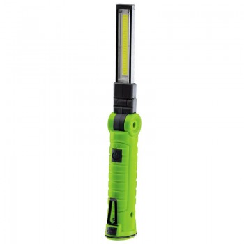 COB/SMD LED Rechargeable Slimline Inspection Lamp, 3W, 170 Lumens, Green