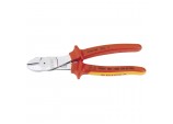 Knipex 74 06 200 Fully Insulated High Leverage Diagonal Side Cutter, 200mm