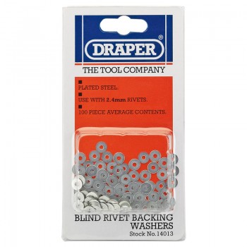Rivet Backing Washers, 2.4mm (100 Piece)