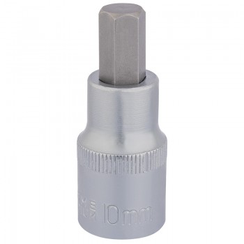 Hexagonal Socket Bits, 1/2&rdquo; Sq. Dr., 10mm