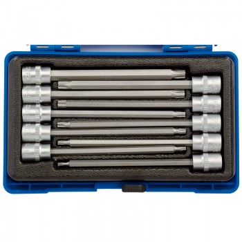 Draper TX-STAR® Long Socket Bit Set, 3/8&rdquo; Sq. Dr., 150mm (10 Piece)