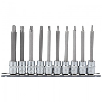 Draper TX-STAR® Security Socket Bit Set, 3/8&rdquo; Sq. Dr. (10 Piece)