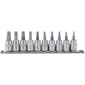 Draper TX-STAR® Plus Socket Bit Set, 3/8&rdquo; Sq. Dr., 48mm (10 Piece)