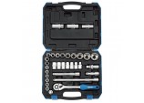 Combined MM/AF Socket Set, 1/2&rdquo; Sq. Dr. (33 Piece)