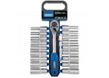 Combined MM/AF Deep Socket and Ratchet Set, 1/2&rdquo; Sq. Dr. (20 Piece)