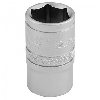 6 Point Metric Socket, 3/8&rdquo; Sq. Dr., 12mm