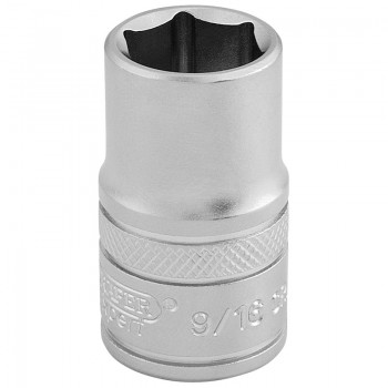 6 Point Imperial Socket, 1/2&rdquo; Sq. Dr., 9/16&rdquo;