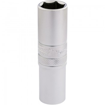 6 Point Metric Deep Socket, 1/2&rdquo; Sq. Dr., 16mm