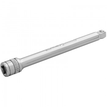 Draper Expert Wobble Extension Bar, 1/4&rdquo; Sq. Dr., 100mm, Polished Chrome
