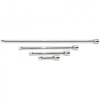 Extension Bar Set, 1/4&rdquo; Sq. Dr., Polished Chrome (4 Piece)