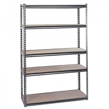 Heavy Duty Steel Shelving Unit, 5 Shelves, L1220 x W450 x H1830mm