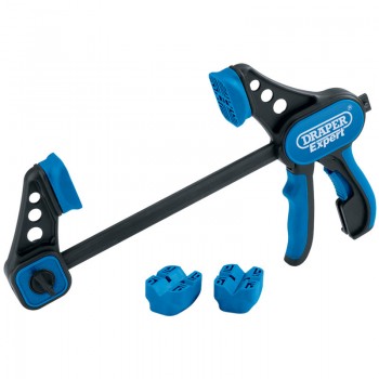 Heavy Duty Soft Grip Dual Action Clamps, 150mm