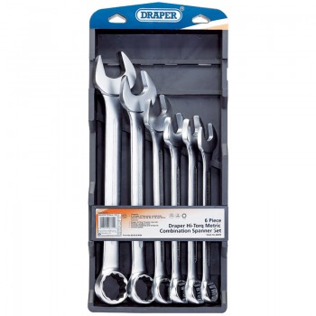 Draper HI-TORQ® Metric Combination Spanner Set (6 Piece)