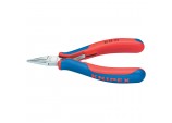 Knipex 35 22 115 Electronics Flat-Round Jaw Pliers, 115mm