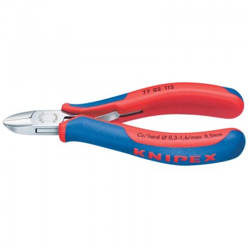 Knipex 77 02 115 Flush Electronics Diagonal Cutters, 115mm