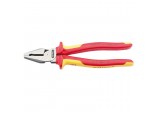 Knipex 02 08 225UKSBE VDE Fully Insulated High Leverage Combination Pliers, 225mm