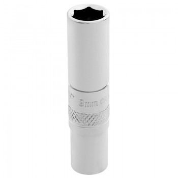 HI-TORQ® 6 Point Deep Socket, 1/4&rdquo; Sq. Dr., 8mm