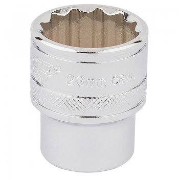 HI-TORQ® 12 Point Socket, 1/2&rdquo; Sq. Dr., 23mm