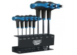 Draper Expert Soft Grip Metric Hex & Ball End T-Handle Key Set (8 Piece)