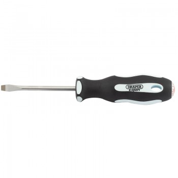 Plain Slot Soft Grip Screwdriver, 5.5 x 75mm