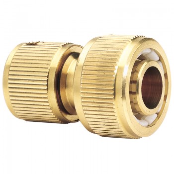 Brass Garden Hose Connector, 3/4&rdquo;