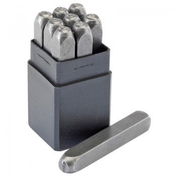 0 - 9 Number Stamp Set, 3/16&rdquo;