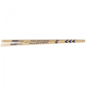 Bi-Metal Hacksaw Blades, 300mm, 32tpi (Pack of 2)