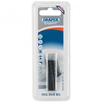 HSS Drill Bit, 2.0mm (Pack of 10)