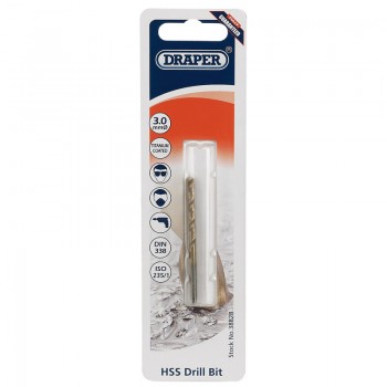 HSS Titanium Drill Bit, 3.0mm