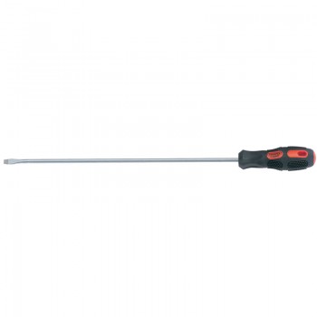 Plain Slot Flared Tip Long Reach Screwdriver, 6 x 450mm