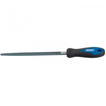 Soft Grip Engineer&rsquo;s Square File and Handle, 200mm
