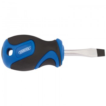 Soft Grip Plain Slot Screwdriver, 6.0 x 38mm