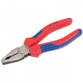 Knipex 03 02 160 SB Combination Pliers - Heavy Duty Handle, 160mm