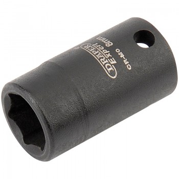 Expert HI-TORQ® 6 Point Impact Socket, 1/4&rdquo; Sq. Dr., 8mm