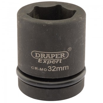 Expert HI-TORQ® 6 Point Impact Socket, 1&rdquo; Sq. Dr., 32mm