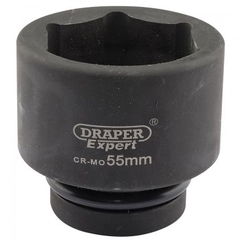 Expert HI-TORQ® 6 Point Impact Socket, 1&rdquo; Sq. Dr., 55mm