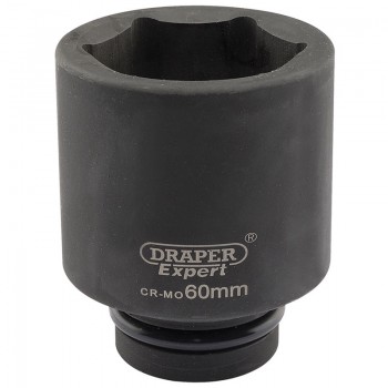 Expert HI-TORQ® 6 Point Deep Impact Socket, 1&rdquo; Sq. Dr., 60mm