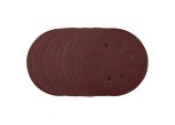 Sanding Discs, 125mm, Hook & Loop, 120 Grit, (Pack of 10)