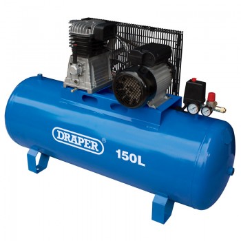 Stationary Belt-Driven Air Compressor, 150L, 2.2kW Stationary Belt-Driven Air Compressor, 150L, 2.2kW