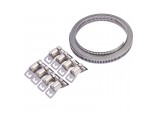 Wide Hose Clamp Set, 8mm