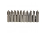 Cross Slot Insert Bit, 1/4&rdquo; Hex, 25mm Long, No.2 (Pack of 10)