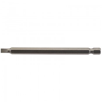 Plain Slot Insert Bit, 4.5mm, 1/4&rdquo; Hex, 100mm Long (Pack of 1)