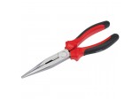 Heavy Duty Long Nose Pliers with Soft Grip Handles, 200mm