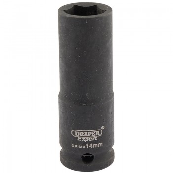 Expert HI-TORQ® 6 Point Deep Impact Socket, 3/8&rdquo; Sq. Dr., 14mm