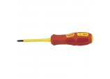 VDE Approved Fully Insulated Cross Slot Screwdriver, No.1 x 80mm (Sold Loose)