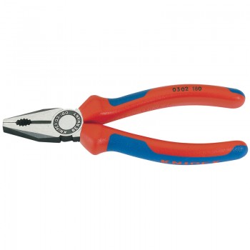 Knipex 03 02 180 SBE Combination Pliers - Heavy Duty Handle, 180mm