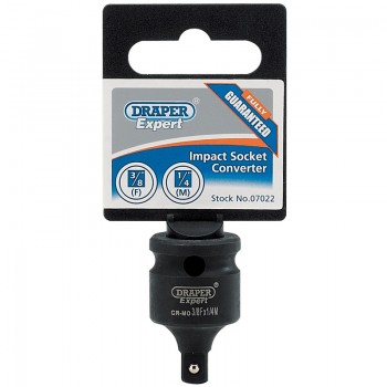 Expert Impact Socket Converter, 3/8&rdquo;(F) x 1/4&rdquo;(M)