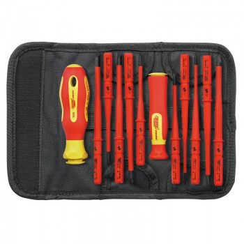 XP1000 VDE Slimline Interchangeable Screwdriver Set (12 Piece)