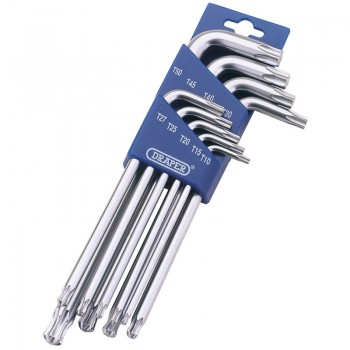 Draper TX-STAR® 1/2 Ball End Key Set (9 Piece)